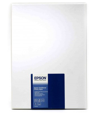 Epson Traditional Photo Paper, DIN A4, 330g/m?, 25 Sheets