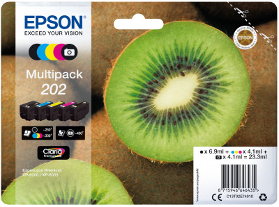 EPSON Multipack 5-colours 202 Claria Premium Ink