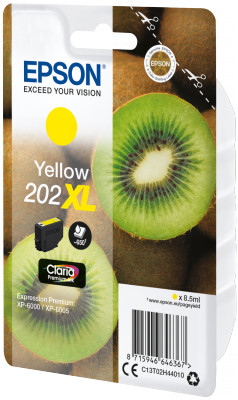 EPSON Singlepack Yellow 202XL Claria Premium Ink