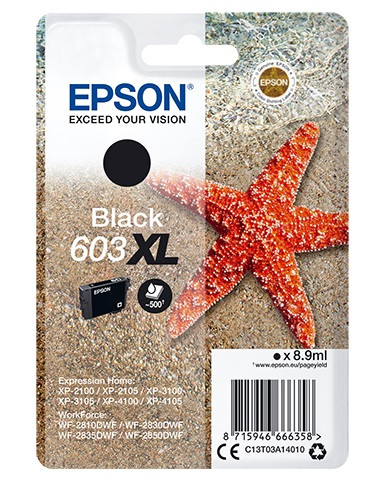 Epson fekete 603XL tintapatron