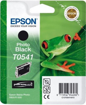 Epson fotó fekete tintapatron, 1 darab, T0541, Ultra Chrome, magasfényű