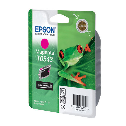 Epson bíbor tintapatron, 1 darab, T0543, Ultra Chrome, magasfényű