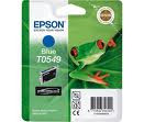 Epson cián tintapatron, 1 darab, T0549, Ultra Chrome, magasfényű