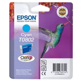   EPSON Tintapatron Singlepack Cyan T0802 Claria Photographic Ink