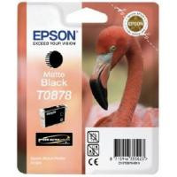 Epson mattfekete tintapatron, 1 darab, T0878, Ultra magasfényű