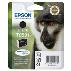EPSON Tintapatron Singlepack Black T0891 DURABrite Ultra Ink