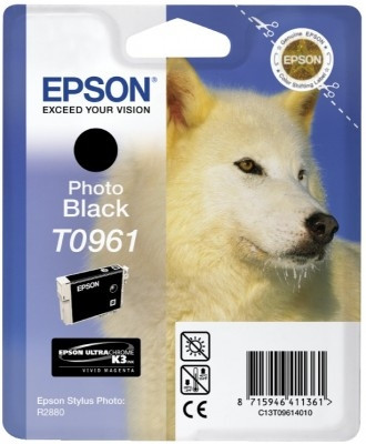 Epson fotó fekete tintapatron, 1 darab, T0961