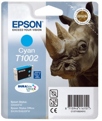 Epson cián tintapatron, 1 darab, T1002, DURABrite Ultra tinta