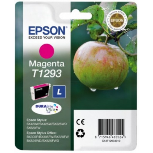 Epson bíbor tintapatron, 1 darab, T1293, DURABrite Ultra tinta