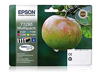 Epson fekete + színes tintapatron, T1295, DURABrite Ultra tinta