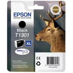   Epson fekete tintapatron, 1 darab, T1301, DURABrite Ultra tinta