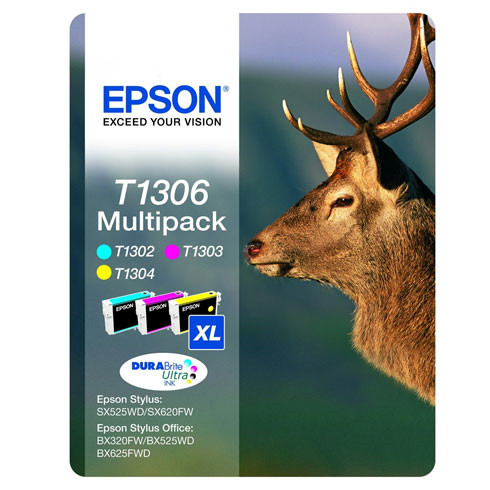 Epson színes tintapatron, T1306, DURABrite Ultra tinta