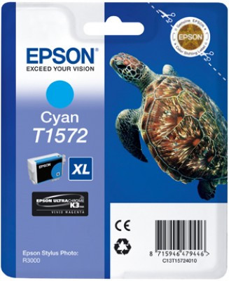 Epson cián tintapatron, T1572