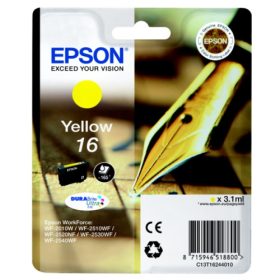 EPSON Tintapatron Singlepack Yellow 16 DURABrite Ultra Ink
