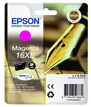 Epson bíbor tintapatron, 1 darab, 16XL, DURABrite Ultra tinta