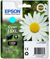 Epson cián tintapatron, 1 darab, 18XL, Claria Home tinta