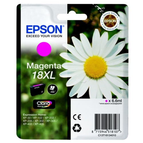 Epson bíbor tintapatron, 1 darab, 18XL, Claria Home tinta