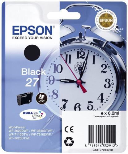 EPSON Singlepack Black 27 DURABrite Ultra Ink