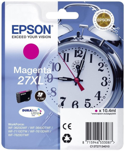 EPSON Singlepack Magenta 27XL DURABrite Ultra Ink