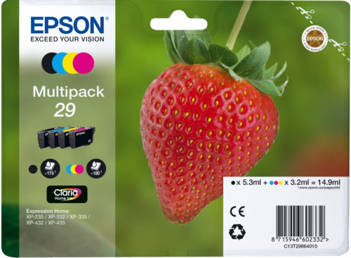 Epson tintapatron Multipack 4-colours 29 Claria Home Ink