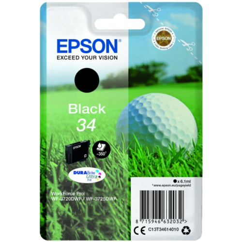 Epson tintapatron Singlepack Black 34 DURABrite Ultra Ink