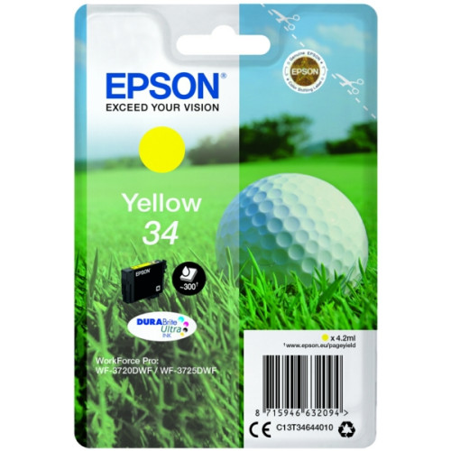 Epson tintapatron Singlepack Yellow 34 DURABrite Ultra Ink