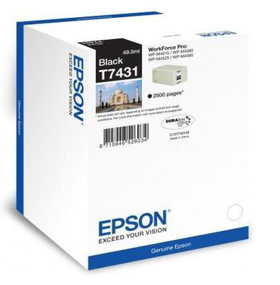 Epson fekete tintapatron, nagykapacitású, T7431