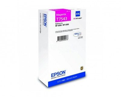 Epson bíbor tintapatron, XXL, T7543, 7.000 oldal