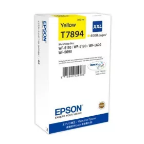   Epson sárga tintapatron, XXL, T7894, WF-5000 sorozathoz, 4.000 oldal