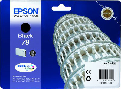 Epson fekete tintapatron, 79