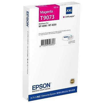 Epson bíbor tintapatron, XXL, T9073, 7.000 oldal