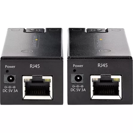 StarTech USB-A 2.0 -> RJ45 CAT5e UTP F/F extender fekete 150m