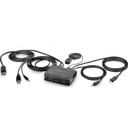 StarTech C2-D46-UAC-CBL-KVM 2-PORT HYBRID CABLE KVM SWITCH