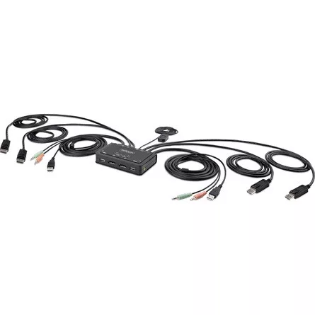 StarTech C2-DD46-UA2-CBL-KVM 2-PORT DUAL MONITOR KVM SWITCH