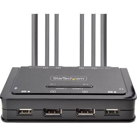 StarTech C2-DD46-UA2-CBL-KVM 2-PORT DUAL MONITOR KVM SWITCH
