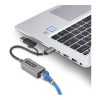 StarTech USB-C TO ETHERNET ADAPTER WITH USB-A DONGLE 6IN/15CM CABLE