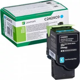   Lexmark RETURN TONER CARTRIDGE CYAN 3.5K PGS F.C24XX/C25XX/MC24XX/