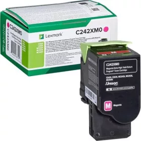   Lexmark RETURN TONER CARTRIDGE MAGENTA 3.500 PGS F.C24XX/C25XX/MC24XX/