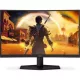 AOC Ívelt Gaming 180Hz monitor 23.6" C24G42E, 1920x1080, 16:9, 250cd/m2, 0,5ms, HDMIx2/DisplayPort, hangszóró