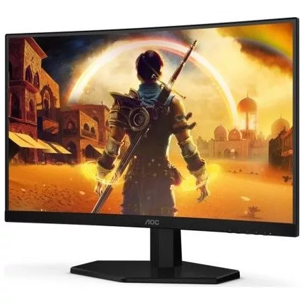 AOC Ívelt Gaming 180Hz monitor 23.6" C24G42E, 1920x1080, 16:9, 250cd/m2, 0,5ms, HDMIx2/DisplayPort, hangszóró
