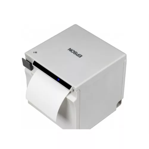 EPSON Blokknyomtató - TM-M30 (121B0) (200mm/s, 203dpi, 80mm, USB/LAN, fehér)