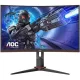 AOC Ívelt Gaming 240Hz VA monitor 31.5" C32G2ZE/BK, 1920x1080, 16:9, 300cd/m2, 1ms, 2xHDMI/DisplayPort