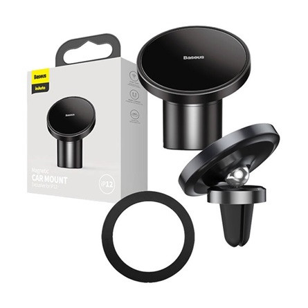BASEUS NEO GRAVITY autós tartó műszerfalra, MagSafe, FEKETE
