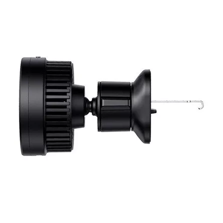 BASEUS MAGPRO autós tartó szellőzőre, Qi2 + mágnesgyűrű, FEKETE