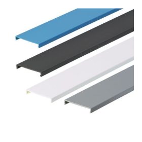 PANDUIT, COVER FOR CABLE DUCT, PVC, BLUE, C4IB6