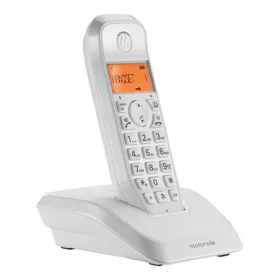   MOTOROLA S1201 telefon készülék (vezeték nélküli, kijelző, DECT) FEHÉR