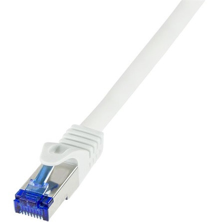 LogiLink Ultraflex RJ45 CAT6A S/FTP -> RJ45 CAT6A S/FTP M/M adatkábel 0.25m fehér