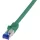 LogiLink Ultraflex RJ45 CAT6A S/FTP -> RJ45 CAT6A S/FTP M/M adatkábel 1m zöld