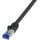 LogiLink Ultraflex RJ45 CAT6A S/FTP -> RJ45 CAT6A S/FTP M/M adatkábel 5m fekete