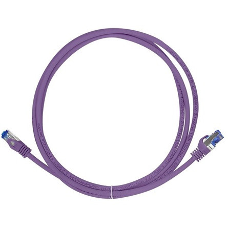 LogiLink Ultraflex RJ45 CAT6A S/FTP -> RJ45 CAT6A S/FTP M/M adatkábel 5m lila